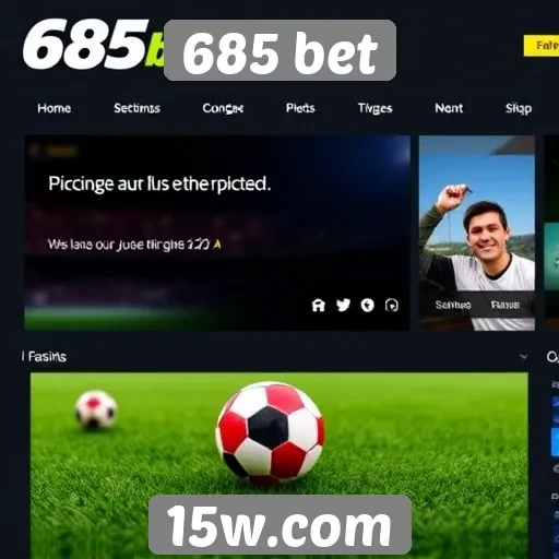 Atrações e recursos do site 685 bet